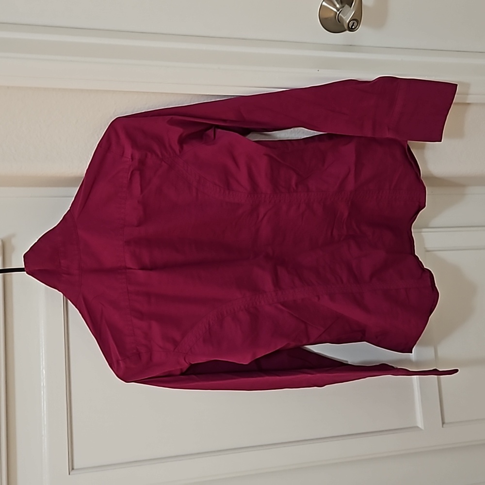 Express Essential Long-Sleeve Button Down Shirt (… - image 3